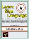 Learn Sign Language